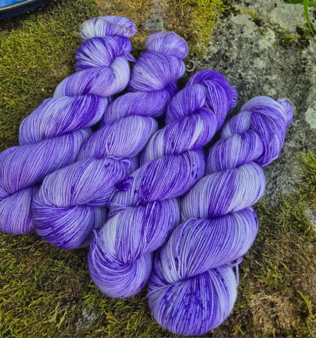 Tynt sokkegarn - Lavendel