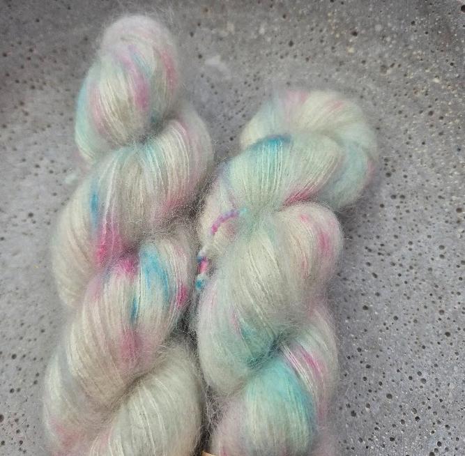 Silk Mohair - Sukkerspinn